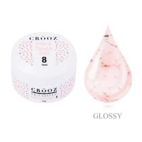Гель будівельний Crooz Flora Touch Gel 08 прозоро-...