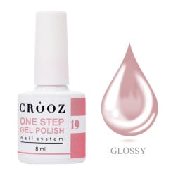 Гель-лак однофазний Crooz One Step Nude 019 чайна троянда 8 мл