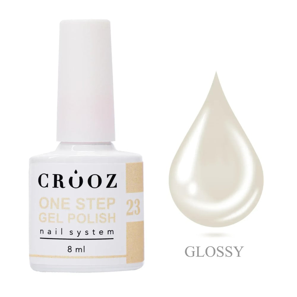 Гель-лак однофазний Crooz One Step Nude 023 теплий нюд 8 мл