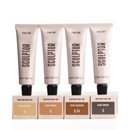 Фарба для брів і вій Sculptor Lash Pure Tint 3 Dark Brown колір темно-коричневий 20 мл