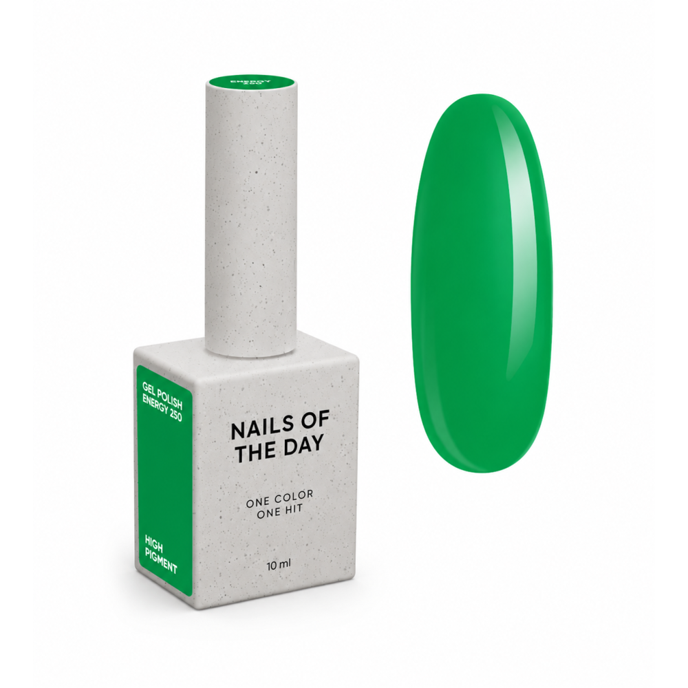 Гель-лак Nails Of The Day 250 Energy ярко-зеленый 10 мл