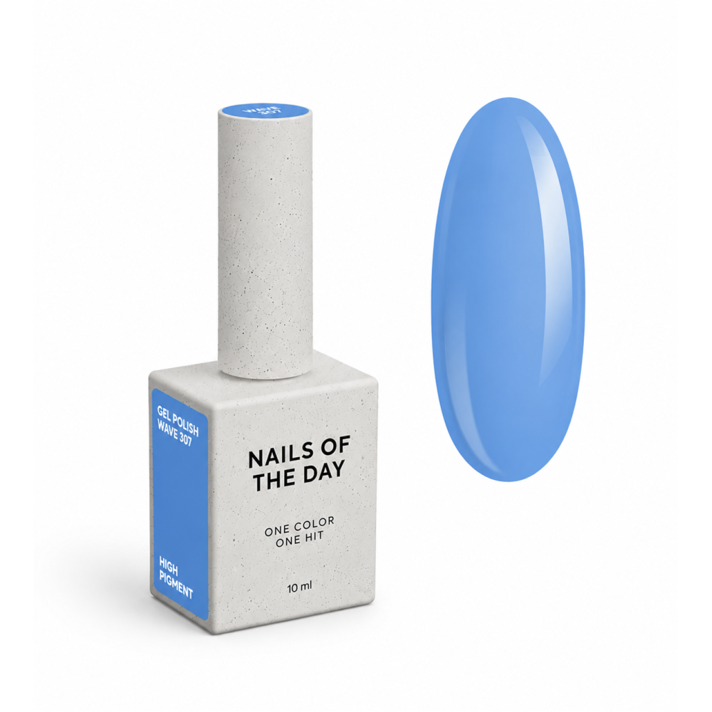 Гель-лак Nails Of The Day 307 Wave голубой 10 мл