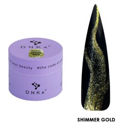 Гель-краска DNKa Gel Paint Shimmer Gold 5 мл