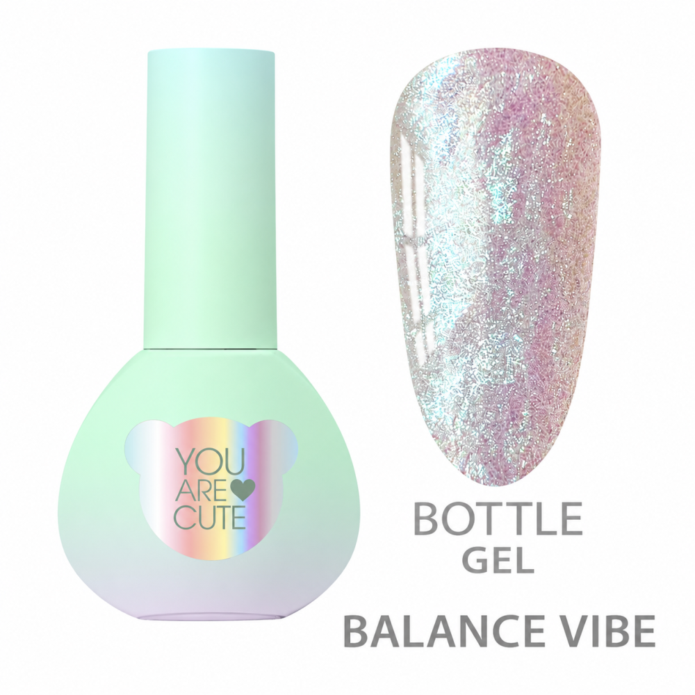 Жидкий гель You Are Cute Bottle Gel Vibe Balance для укрепления и моделирования с эффектом хамелеона 5 мл