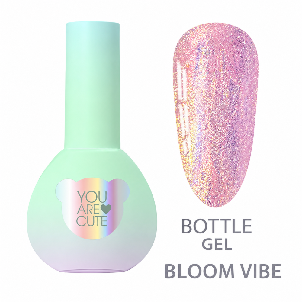 Жидкий гель You Are Cute Bottle Gel Vibe Bloom для укрепления и моделирования с эффектом хамелеона 5 мл