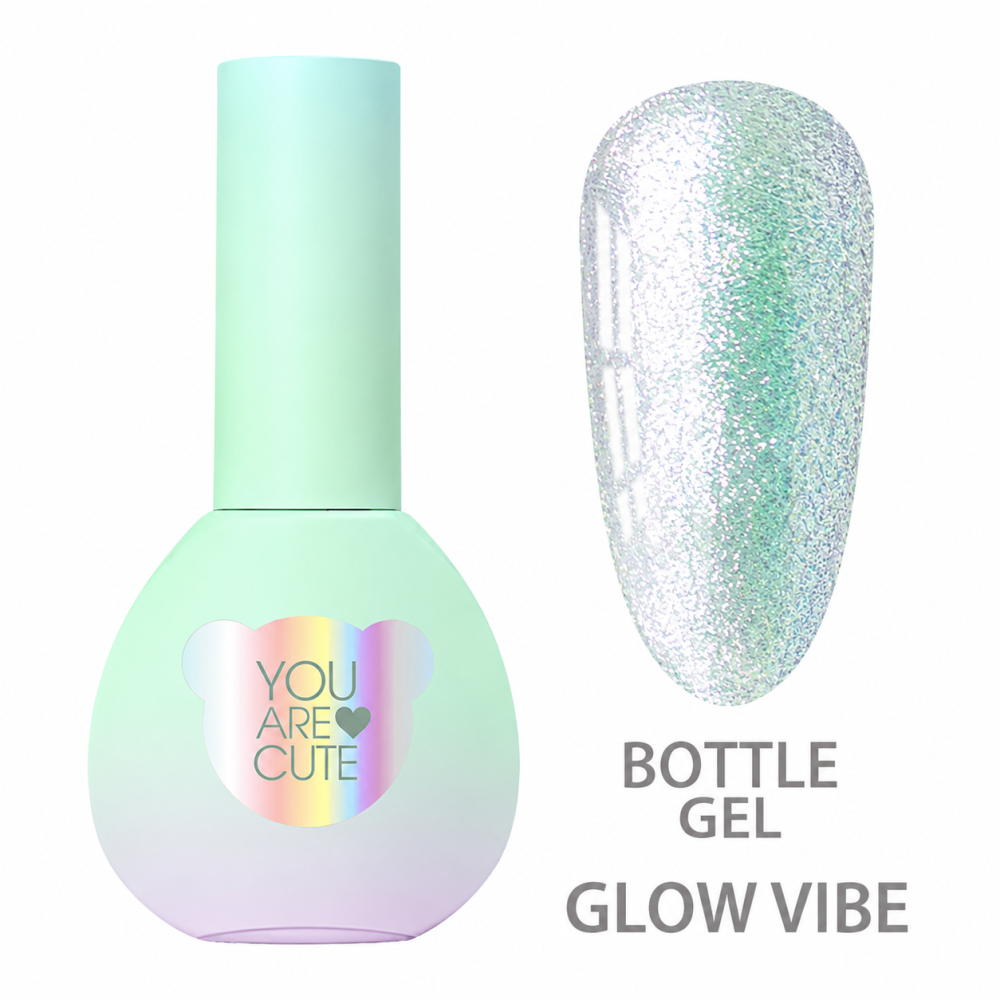 Жидкий гель You Are Cute Bottle Gel Vibe Glow для укрепления и моделирования с эффектом хамелеона 5 мл