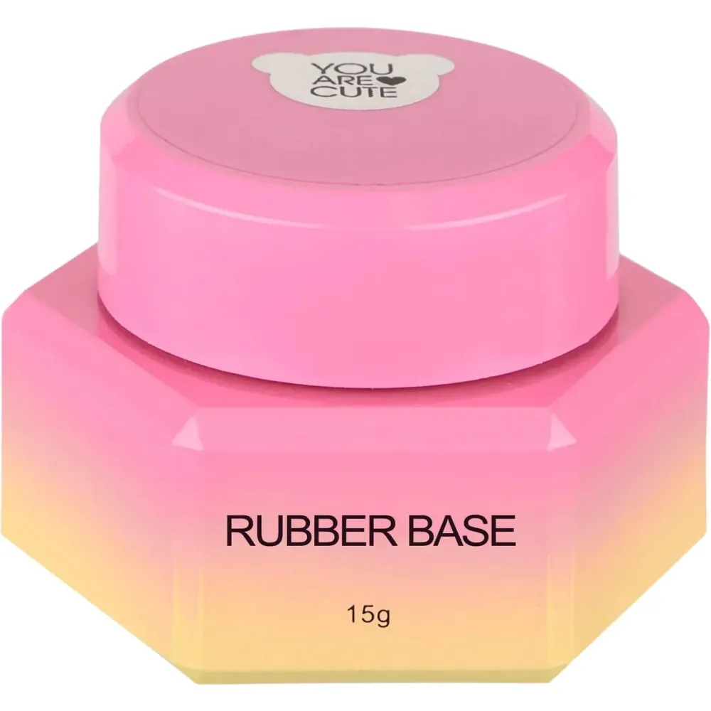 База каучукова для гель-лаку You Are Cute Rubber Base 15 мл База каучукова для гель-лаку You Are Cute Rubber Base 15 мл