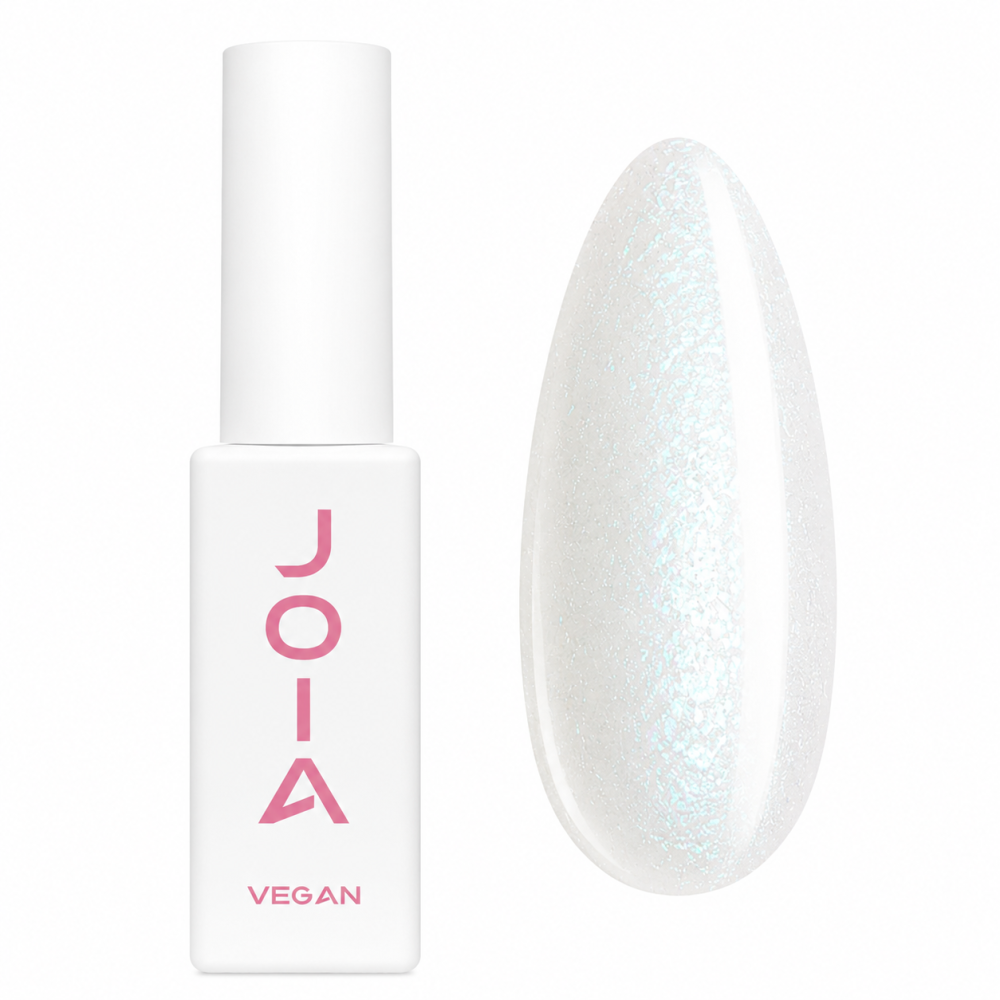 Гель-лак JOIA vegan Lumiere Pearl 01P Pure Shine с жемчужным эффектом чистый молочный перламутр 6 мл