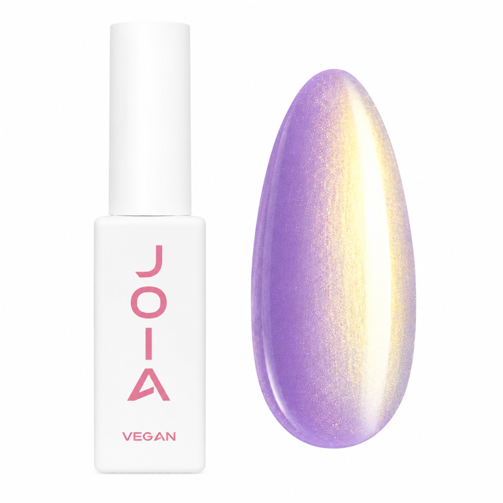 Гель-лак JOIA vegan Lumiere Pearl 03P Iris Shine с жемчужным эффектом лилово-золотой 6 мл
