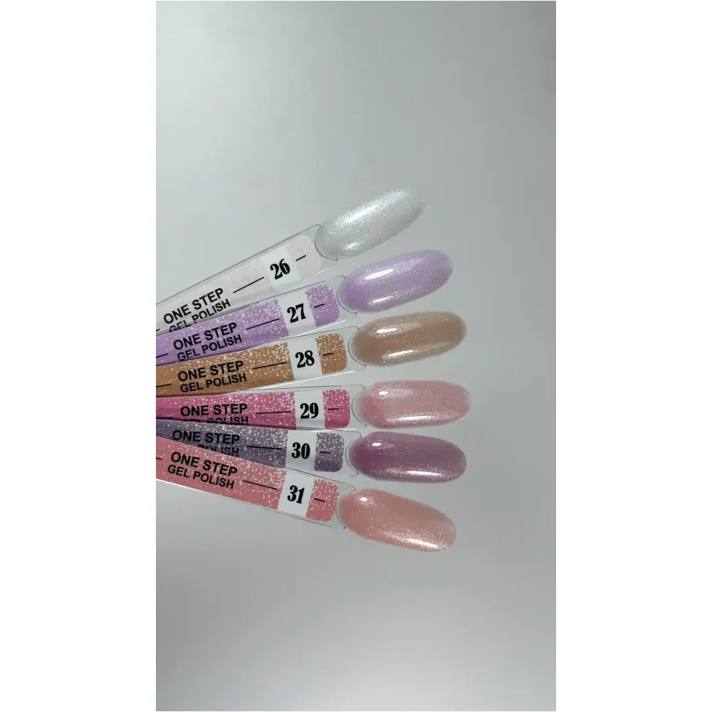 Гель-лак однофазный Crooz One Step Shimmer 029 персиково-розовый с мелкими сияющими частицами 8 мл Гель-лак однофазный Crooz One Step Shimmer 029 персиково-розовый с мелкими сияющими частицами 8 мл