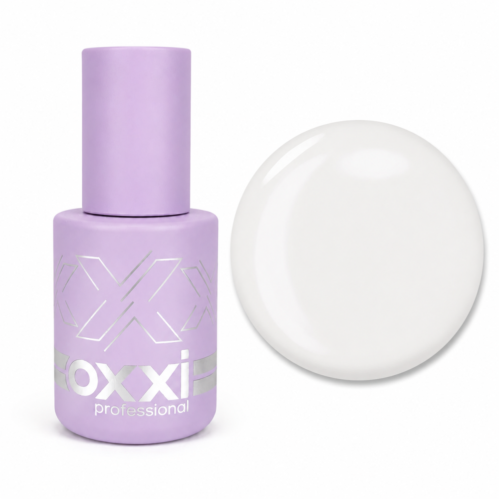 База камуфлирующая для гель-лака Oxxi Professional Cover Base Coat 005 молочно-белый. 10 мл База камуфлирующая для гель-лака Oxxi Professional Cover Base Coat 005 молочно-белый. 10 мл