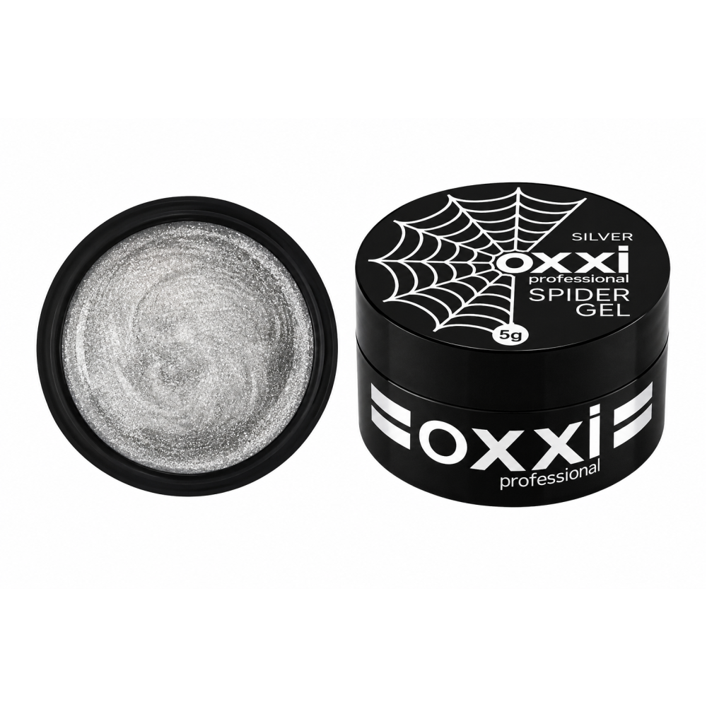 Гель Паутинка OXXI Spider Gel. цвет серебро. 5 г Гель Паутинка OXXI Spider Gel. цвет серебро. 5 г