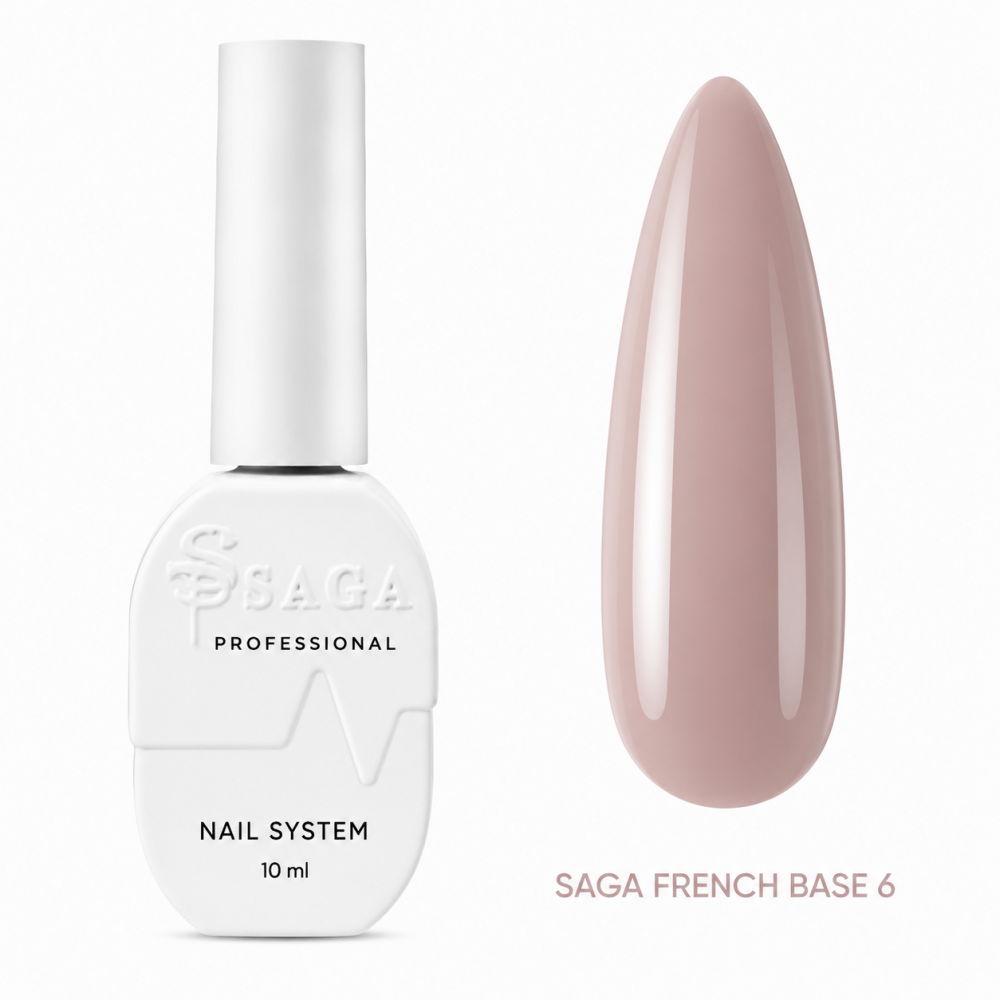 База камуфлирующая Saga Professional French Base 06 серо-бежевый 10 мл