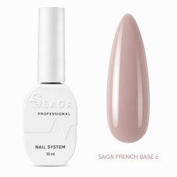 База камуфлирующая Saga Professional French Base 06 серо-бежевый 10 мл