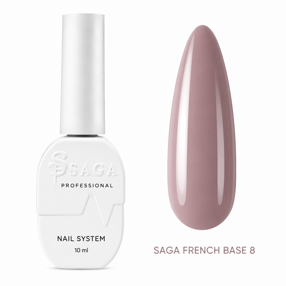 База камуфлирующая Saga Professional French Base 08 серо-сиреневый 10 мл