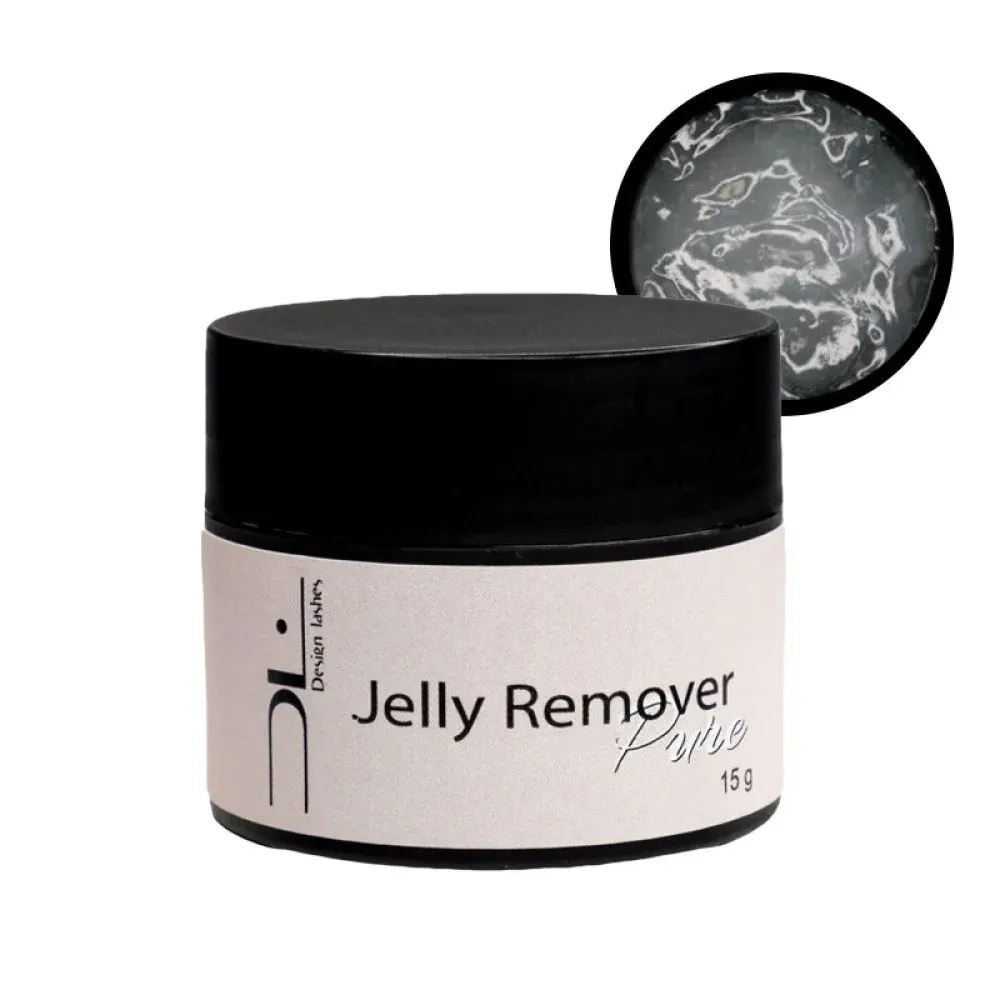 Ремувер для вій желейний Design Lashes Jelly Remover Pure без запаху 15 г Ремувер для вій желейний Design Lashes Jelly Remover Pure без запаху 15 г