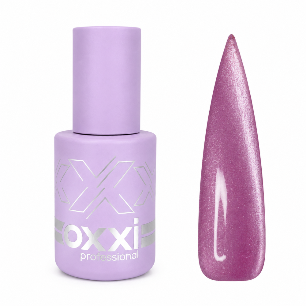 Гель-лак Oxxi Professional Summer Silk Cat 002 розово-фиолетовый с перламутром 10 мл