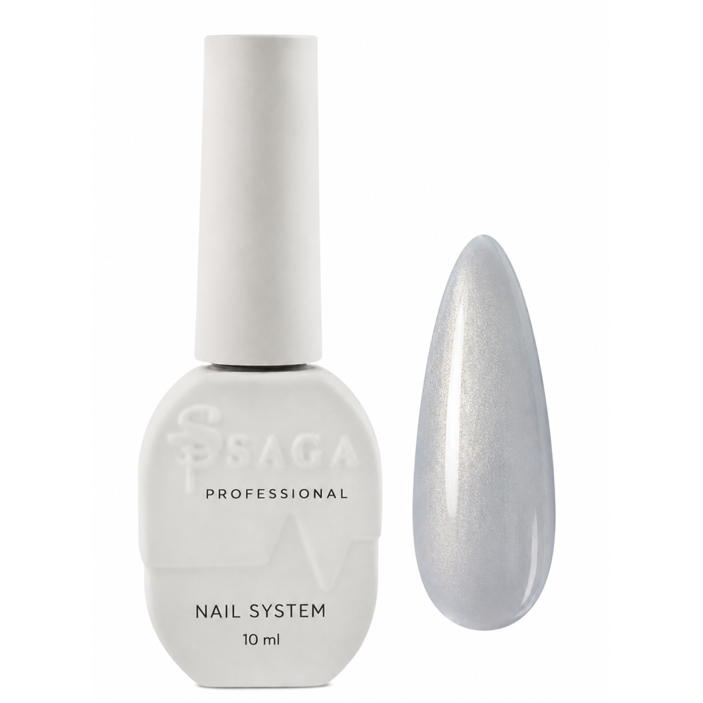 Гель-лак Saga Professional Cat Crystal 03 серебристо-голубой 10 мл