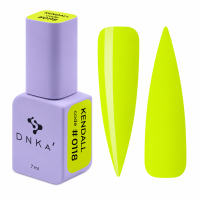 Гель-лак DNKa Polish Gel 0118 Kendall неоновый лим...