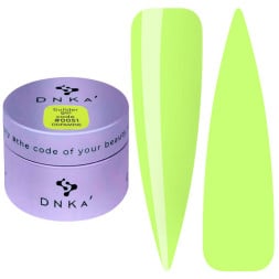 Гель для моделювання DNKa Builder Gel Dopamine 0051 неоновий лимонний 30 мл Гель для моделювання DNKa Builder Gel Dopamine 0051 неоновий лимонний 30 мл