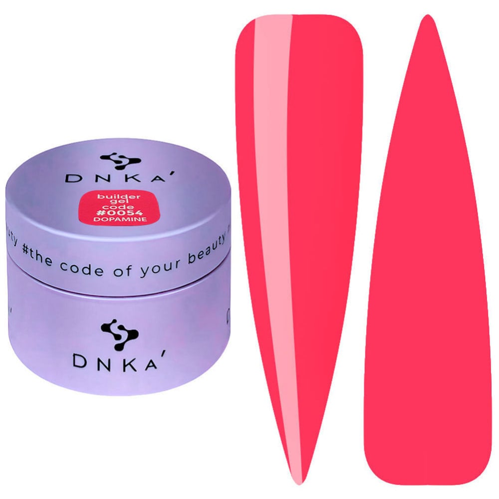 Гель для моделювання DNKa Builder Gel Dopamine 0054 коралово-рожевий 30 мл