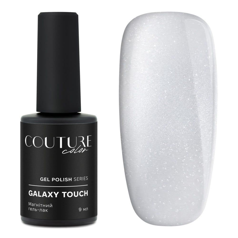 Гель-лак Couture Color Galaxy Touch Cat Eye GT 19 прозрачный с жемчужным сиянием 9 мл