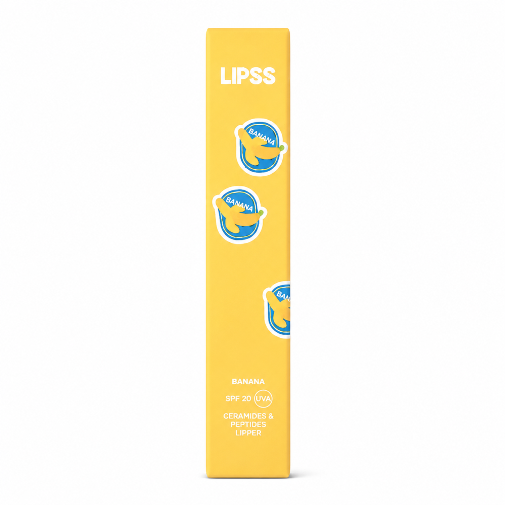 Блеск для губ Lipss Lipper Banana SPF 20 спелый банан 10 мл Блеск для губ Lipss Lipper Banana SPF 20 спелый банан 10 мл