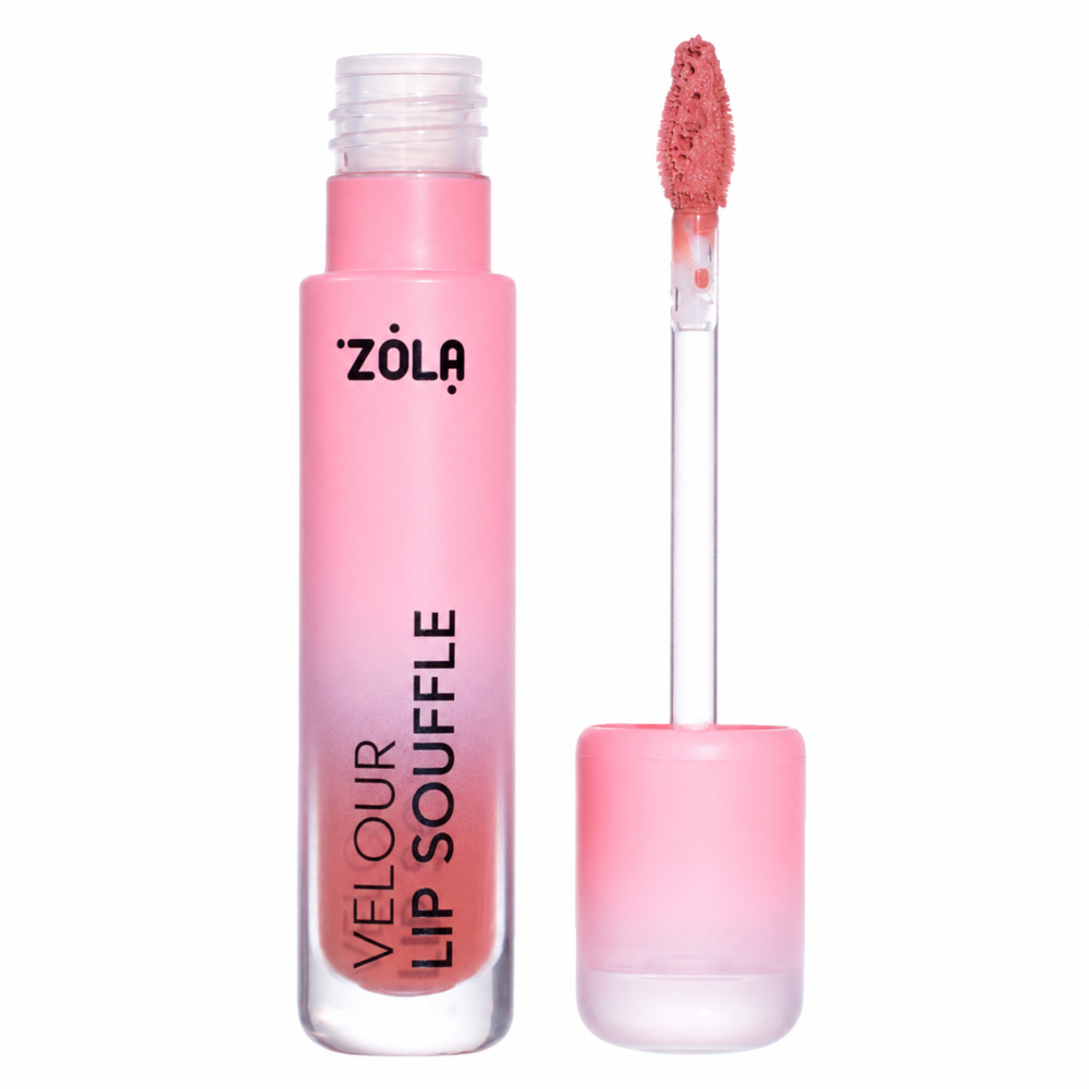 Матовая бархатная помада ZOLA Lip Souffle 04 Nude Haze