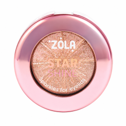Блестки для век ZOLA Star Shine Sparkle Gold Beige