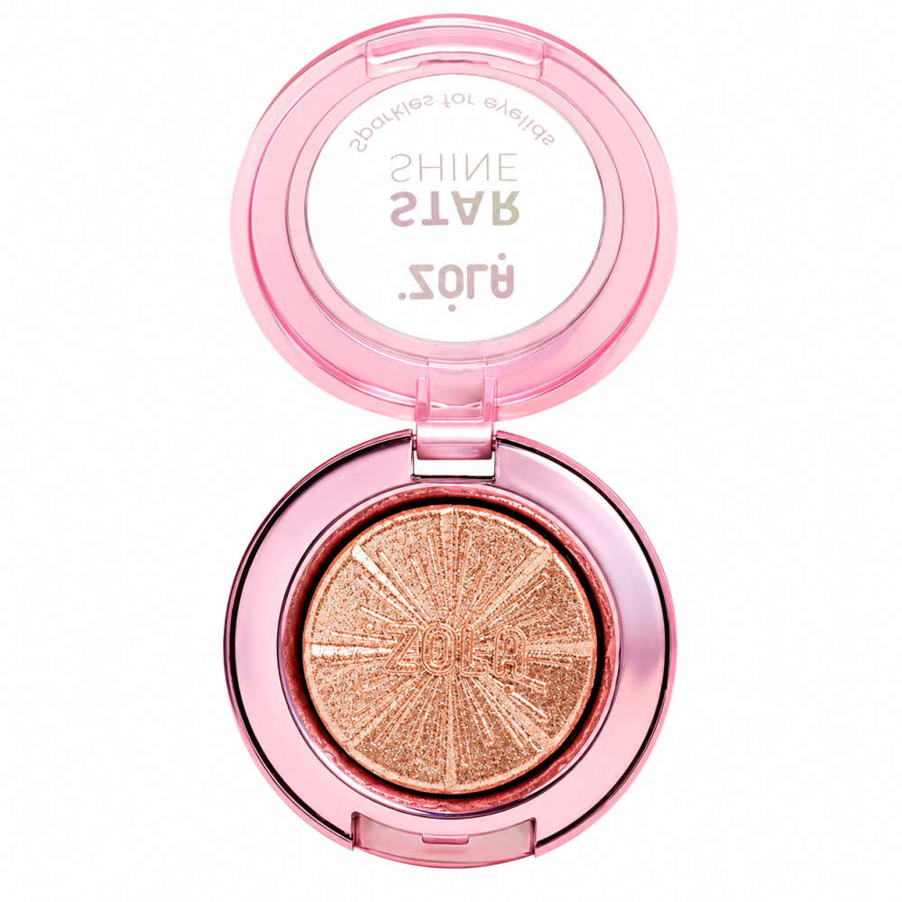 Блестки для век ZOLA Star Shine Sparkle Rose Gold