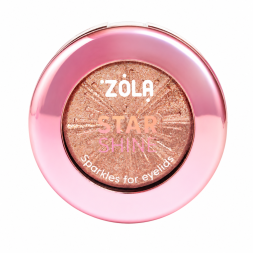 Блестки для век ZOLA Star Shine Sparkle Rose Gold