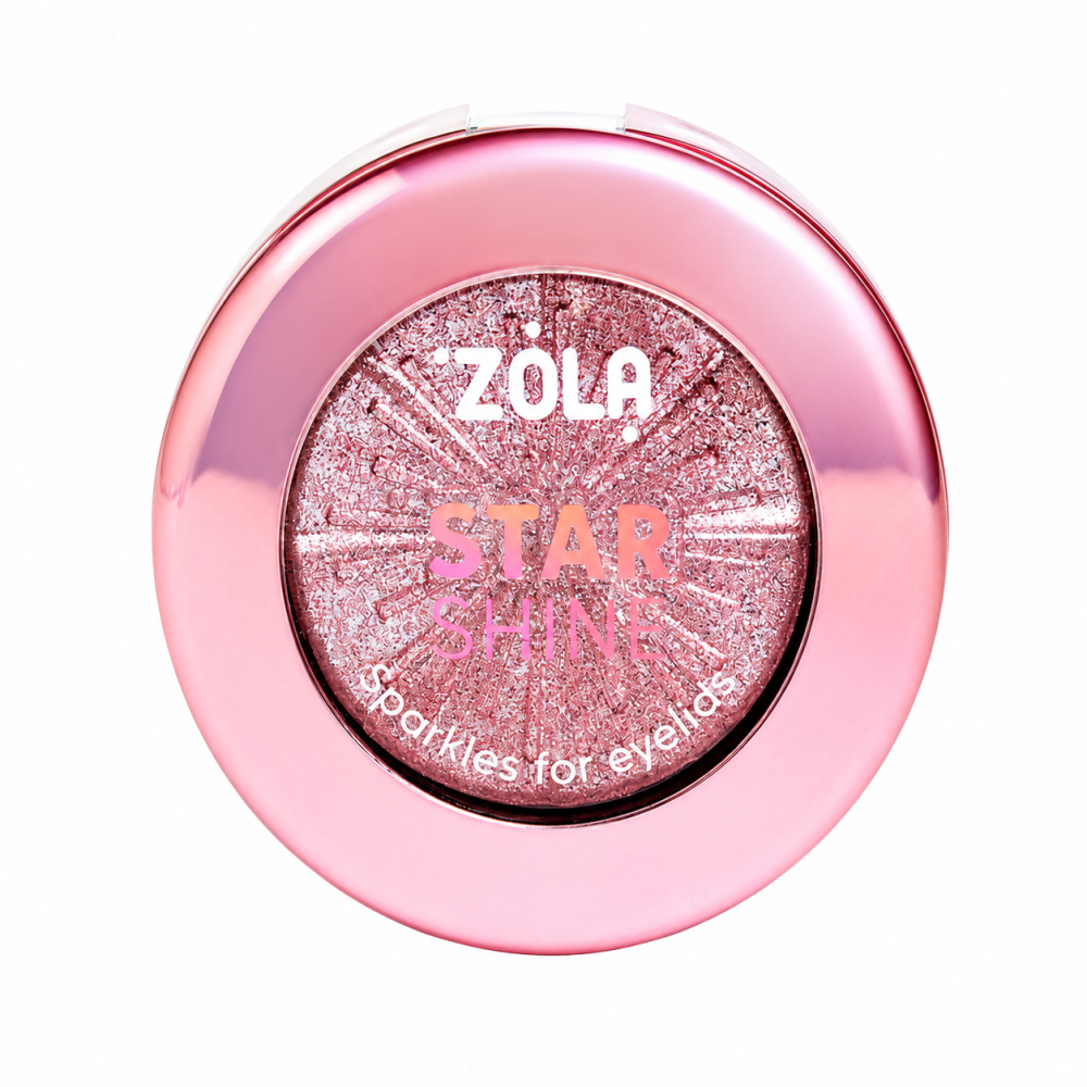Блестки для век ZOLA Star Shine Sparkle Silver Pink Блестки для век ZOLA Star Shine Sparkle Silver Pink
