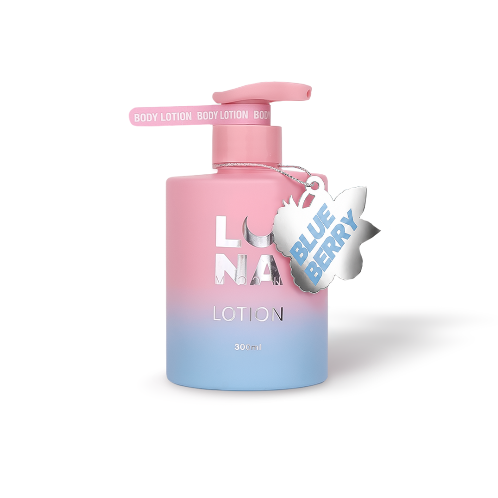 Лосьон для тела Luna Body Lotion Blue Berry с ароматом голубики и микрочастицами шиммера 300 мл