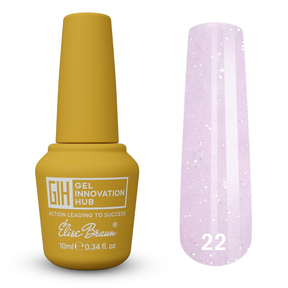 Гель Elise Braun Bottle Gel Diamond 22 для нарощування та моделювання з шимером 10 мл Гель Elise Braun Bottle Gel Diamond 22 для нарощування та моделювання з шимером 10 мл