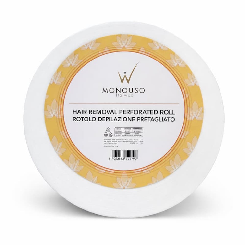 Бумага для депиляции Ital Wax в рулоне с перфорацией. 80 м