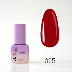 Гель-лак Nails Molekula 025 червоний. 6 мл
