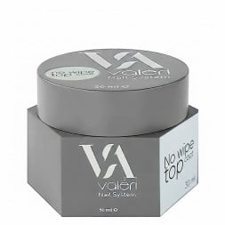 Топ для гель-лаку без липкого шару Valeri Top Non Wipe UV-Filters з УФ фільтром 30 мл