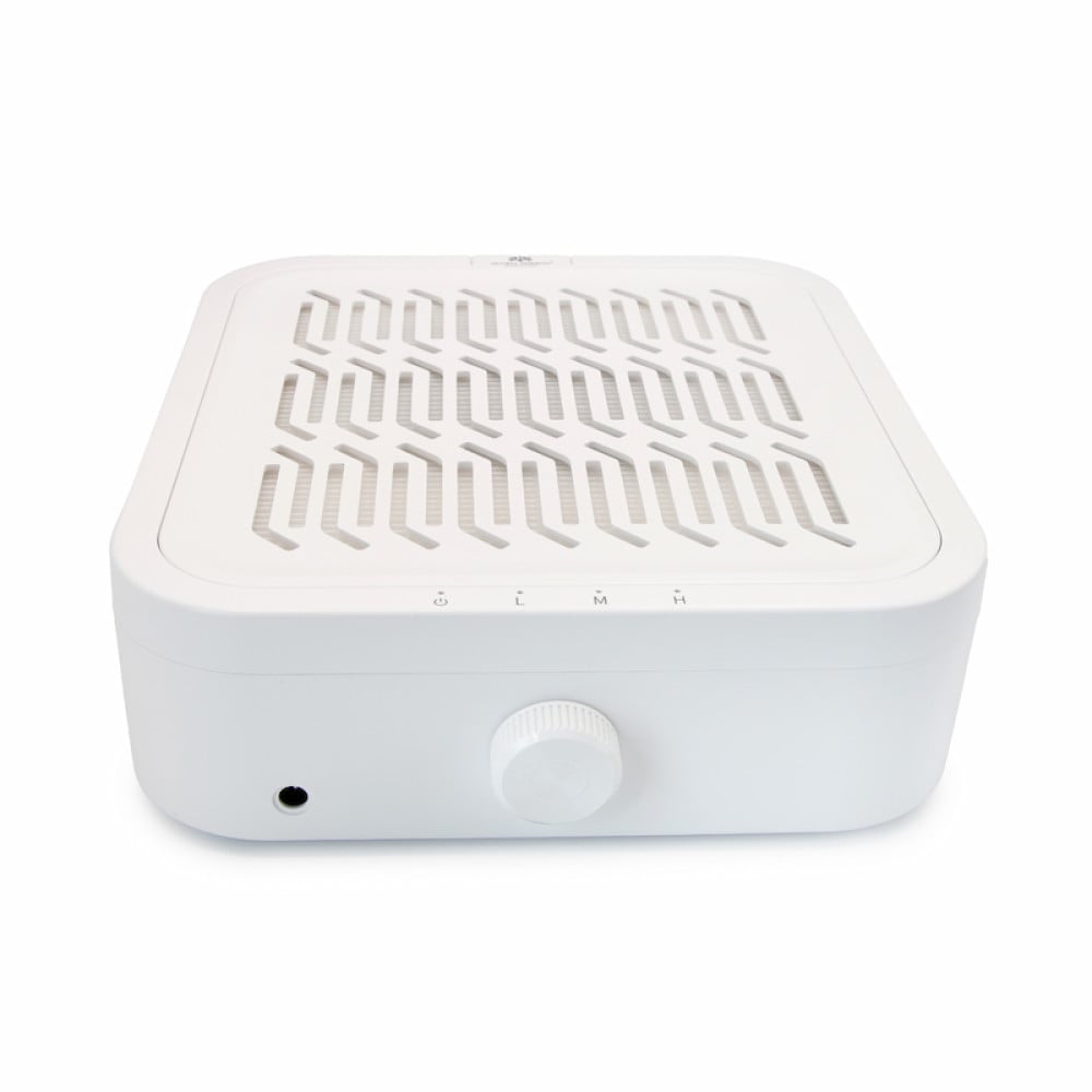 Витяжка для манікюру Global Fashion Nail Dust Collector з НЕРА-фільтром 120 Вт 25.5х21.5х7 см колір білий