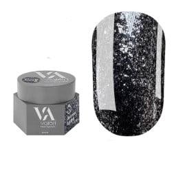 Гель-краска Valeri Gel Paint Lustre 005 с блестками черный 5 мл