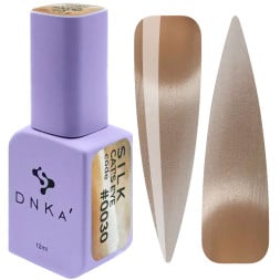 Гель-лак DNKa Polish Gel Cats Eye Silk 0030 хакі 12 мл