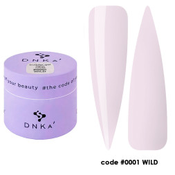 Гель для моделирования DNKa Builder Gel Light 0001 Wild холодный молочно-серый 15 мл