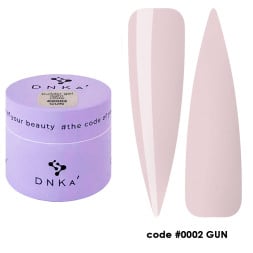 Гель для моделирования DNKa Builder Gel Light 0002 Gun теплый молочно-серый 15 мл