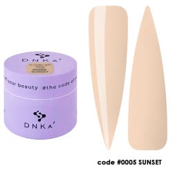 Гель для моделирования DNKa Builder Gel Light 0005 Sunset сгущенное молоко 15 мл