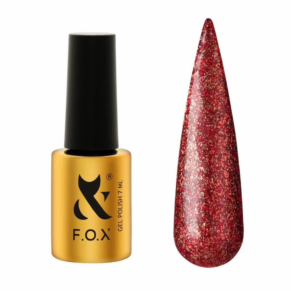 Гель-лак F.O.X Moulin Rouge 003 Cat Eye червоно-рожевий 7 мл