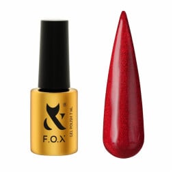 Гель-лак F.O.X Moulin Rouge 010 Shimmer яскраво-червоний з малиновим шимером 7 мл Гель-лак F.O.X Moulin Rouge 010 Shimmer яскраво-червоний з малиновим шимером 7 мл