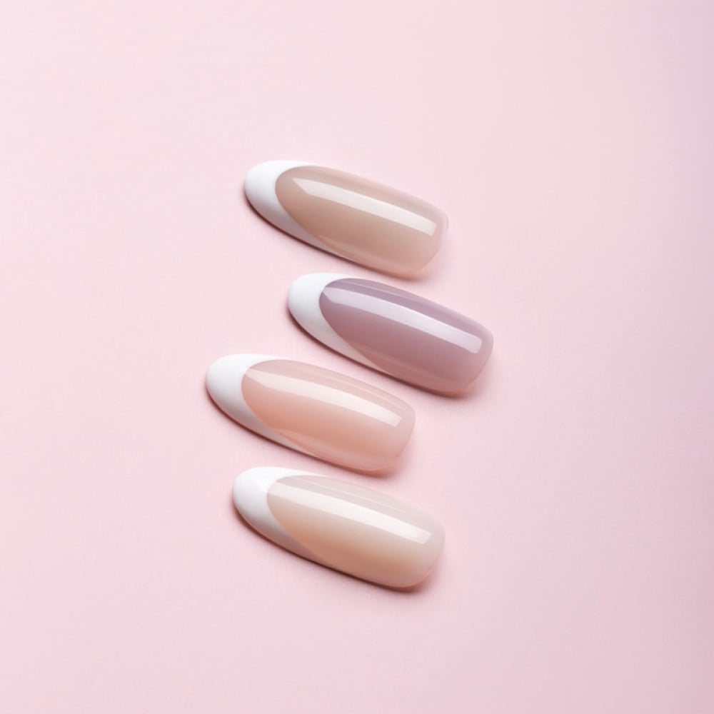 База камуфлююча каучукова для гель-лаку NUB Virgin Base Coat 15 бежевий льон 8 мл