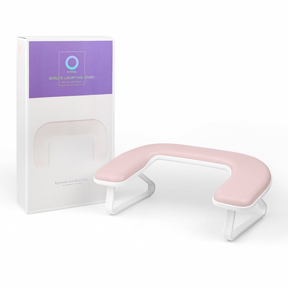 Підлокітник для рук Onail Pink настільний на пластикових ніжках  34.5х19.3х12.4 см