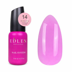 База кольорова Edlen Professional Base Colored 14 світла фуксія 9 мл