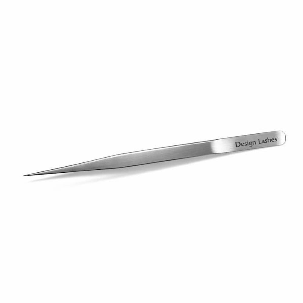 Пінцет Design Lashes для нарощування вій IS/05L-S прямий довгий 14 см