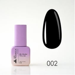 Гель-лак Nails Molekula 002 чорний. 6 мл